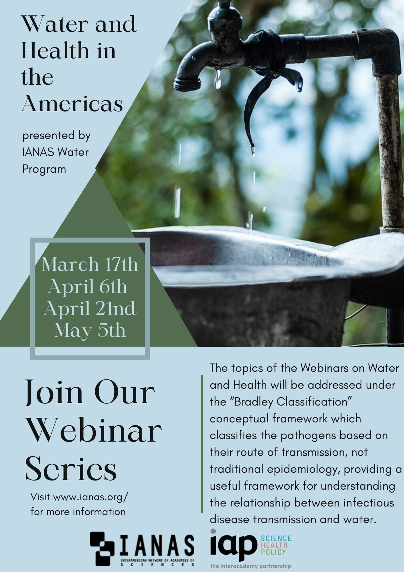 Water and Health in the Americas flyer